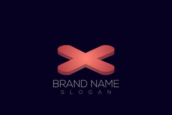 3D X Logo Vector: Your Blueprint for a Modern Brand Mark