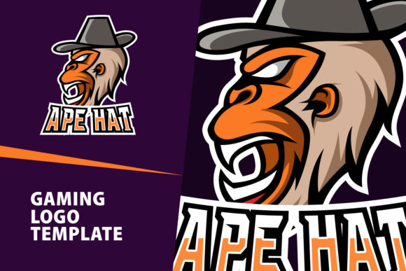 Ape Mascot Gaming Logo: Bold Branding for Creators