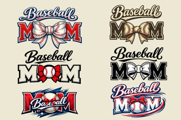 Baseball Mom Mama Coquette Bow Png: A Designer's Game Day Asset