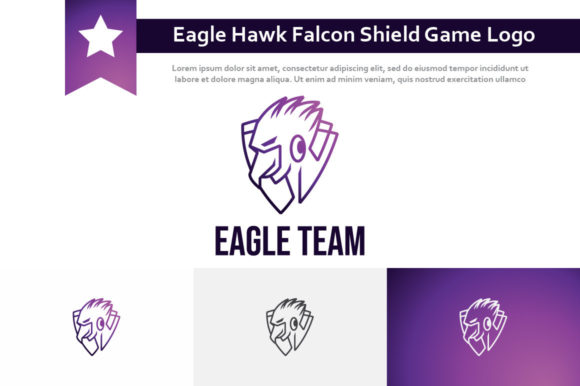 Eagle Hawk Falcon Strong Shield Logo: A Powerful Brand Asset