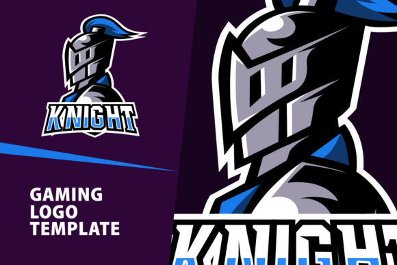 Knight Mascot Gaming Logo Design: A Free Font for Bold Brands