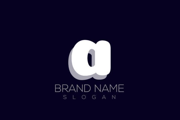 Mastering Brand Presence with 3D a Logo Vecto | 3D Letter a Logo