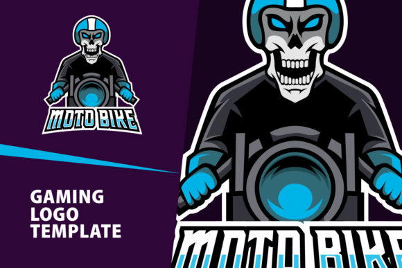 Moto Bike Mascot Gaming Logo Design: Powering Up Your Brand