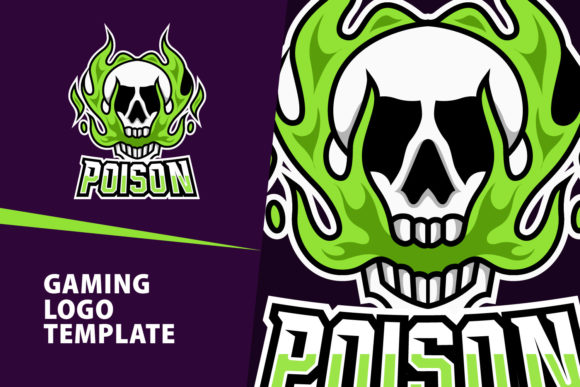 Poison Skull Mascot Gaming Logo: A Design Deep Dive