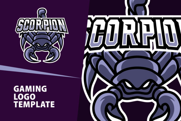 Scorpion Mascot Gaming Logo Design: A Sharp Asset for Esport Brands