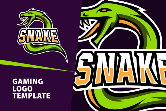 Snake Mascot Gaming Logo: Power Up Your Brand Identity
